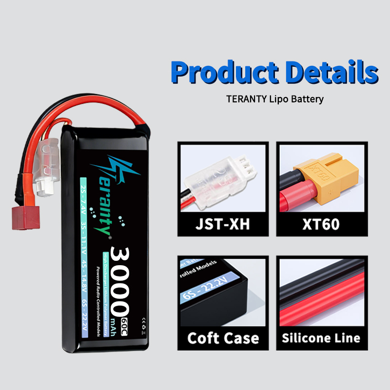 Batterie Lipo TERANTY 2S 3000m - Drone Battery 4S avis et prix
